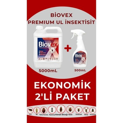 Biovex Premium UL İnsektisit Haşere İlacı 1 L + 5L