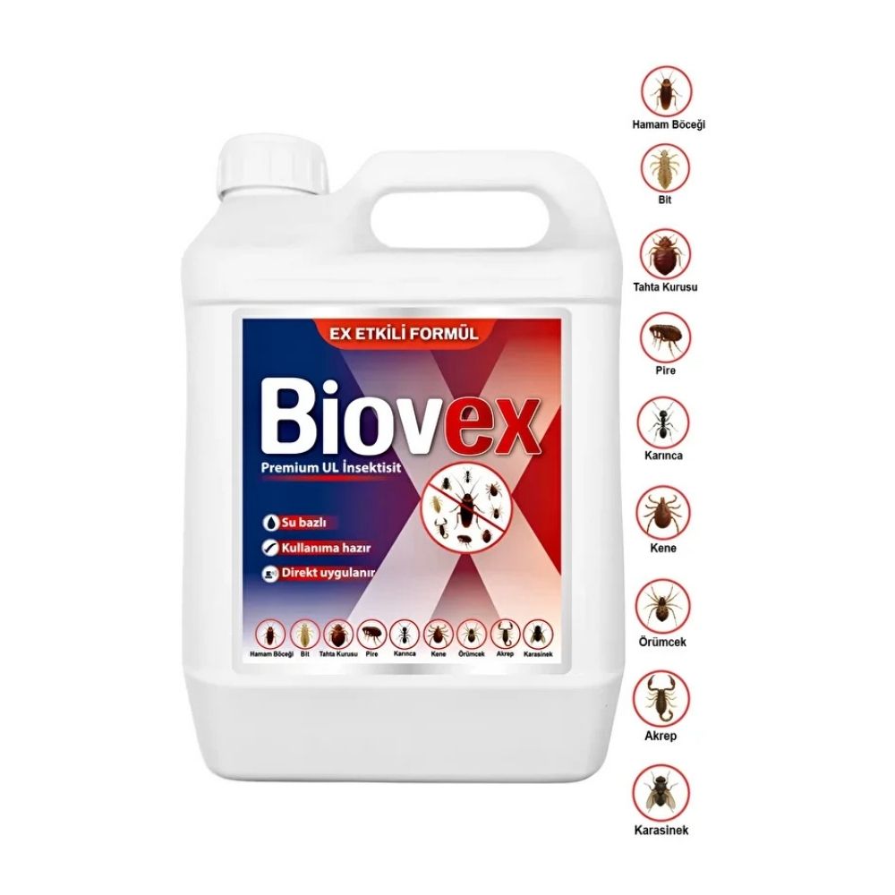 Biovex Premium UL İnsektisit Haşere İlacı 5 L