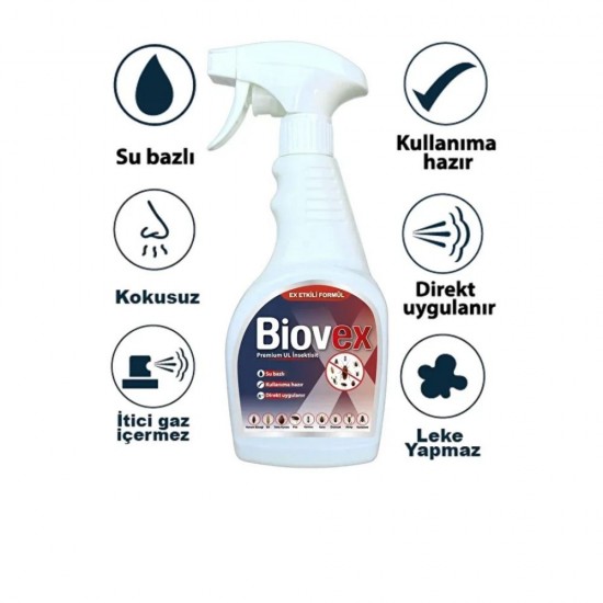 Biovex Premium UL İnsektisit Haşere İlacı 1 L + 5L