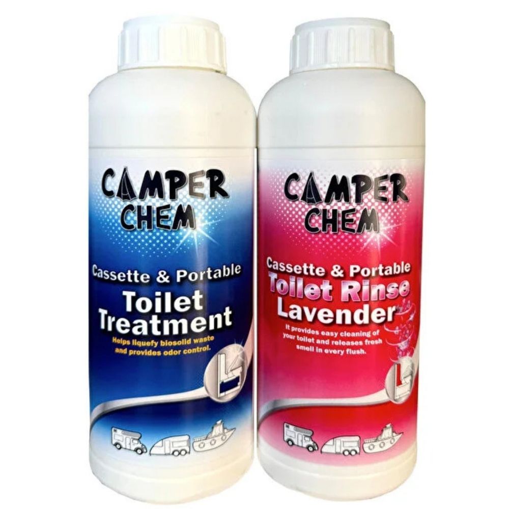 Camper Chem Karavan Tuvalet Kimyasalı Atık Parçalayıcı 2’li Eko Paket