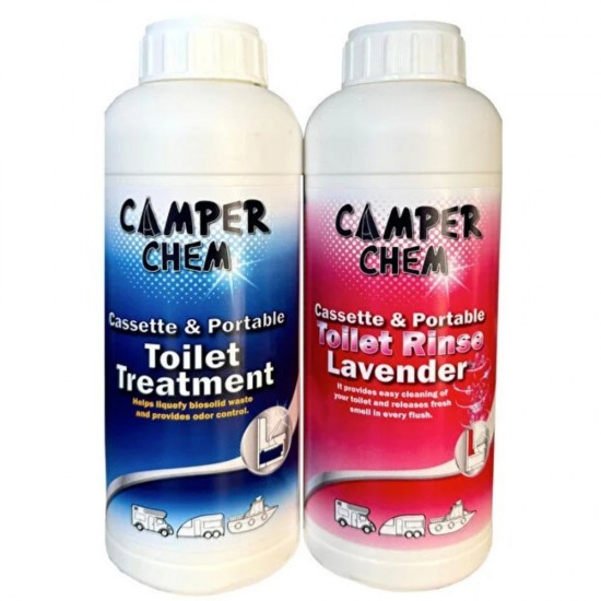 Camper Chem Karavan Tuvalet Kimyasalı Atık Parçalayıcı 2’li Eko Paket
