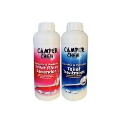 Camper Chem Karavan Tuvalet Kimyasalı Atık Parçalayıcı 2’li Eko Paket