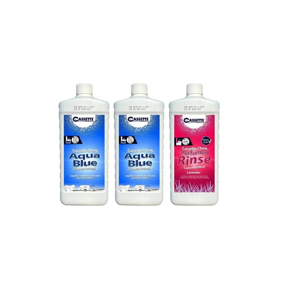 Cassette Chemıcals Karavan Tekne Tuvalet Kimyasalı Atık Parçalayıcı Koku Giderici 3lü