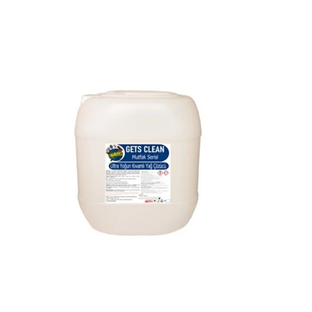 Deney Kimya Gets Clean Ultra Yoğun Kıvamlı Yağ Sökücü 20 kg
