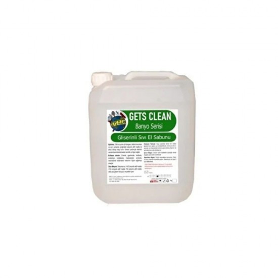 Gets Clean Gliserinli El Sıvı Sabunu 5 kg