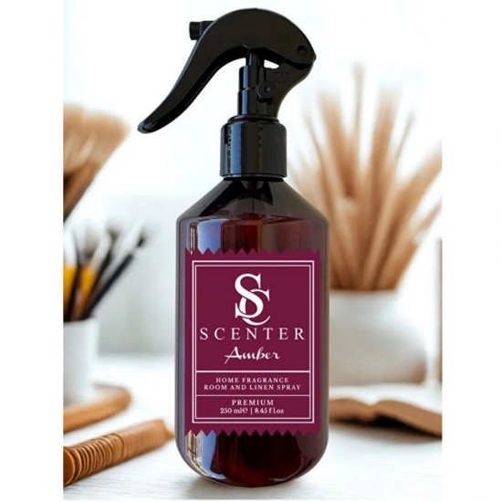 Scenter Amber Oda ve Çamaşır Spreyi Oda Kokusu 250 ml Scenter Amber Oda ve Çamaşır Spreyi Oda Kokusu 250 ml