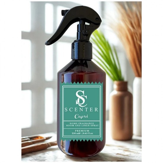 Scenter Capri Oda ve Çamaşır Spreyi Oda Kokusu 250 ml Scenter Capri Oda ve Çamaşır Spreyi Oda Kokusu 250 ml