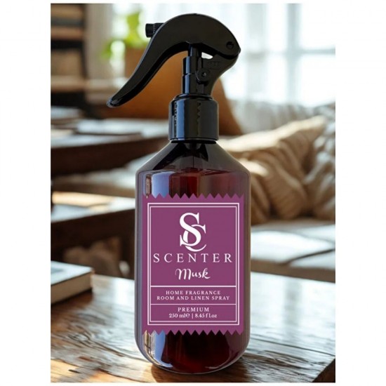 Scenter Musk Oda ve Çamaşır Spreyi Oda Kokusu 250 ml Scenter Musk Oda ve Çamaşır Spreyi Oda Kokusu 250 ml
