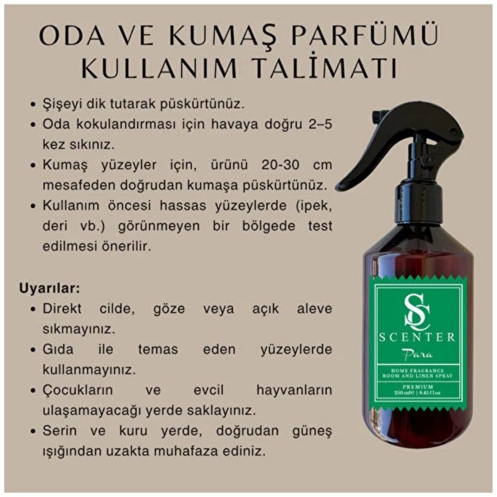 Scenter Lotus Çiçeği Oda ve Çamaşır Spreyi Oda Kokusu 250 ml