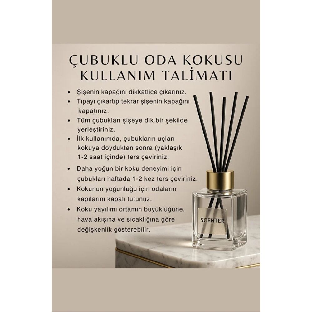 Scenter Bebek Pudrası Çubuklu Oda Kokusu