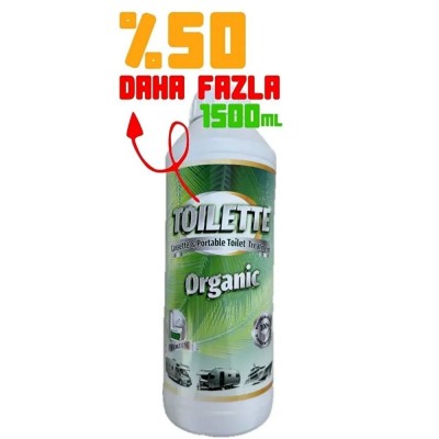 Toilette Kasetli Portatif Tuvalet Atık Parçalayıcı Karavan Kimyasalı 1,5L